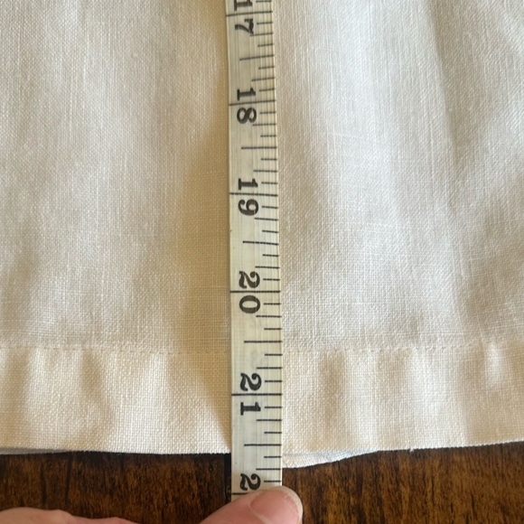 Orvis | White 100% Linen Shirt Sleeve Button Down Top w/Shell Buttons, Size M - Picture 6 of 6